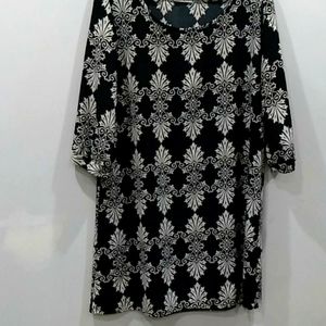 Black and white dress